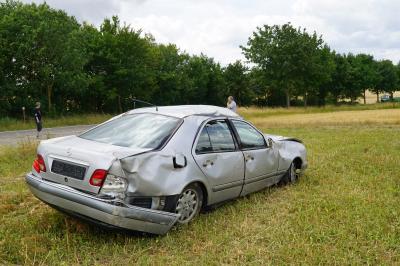 Fahranfaenger ueberschlaegt sich und wird schwer verletzt bei Malmsheim 